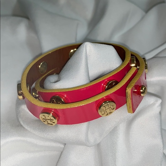 Authentic Tory Burch wrap leather bracelet - Picture 2 of 8